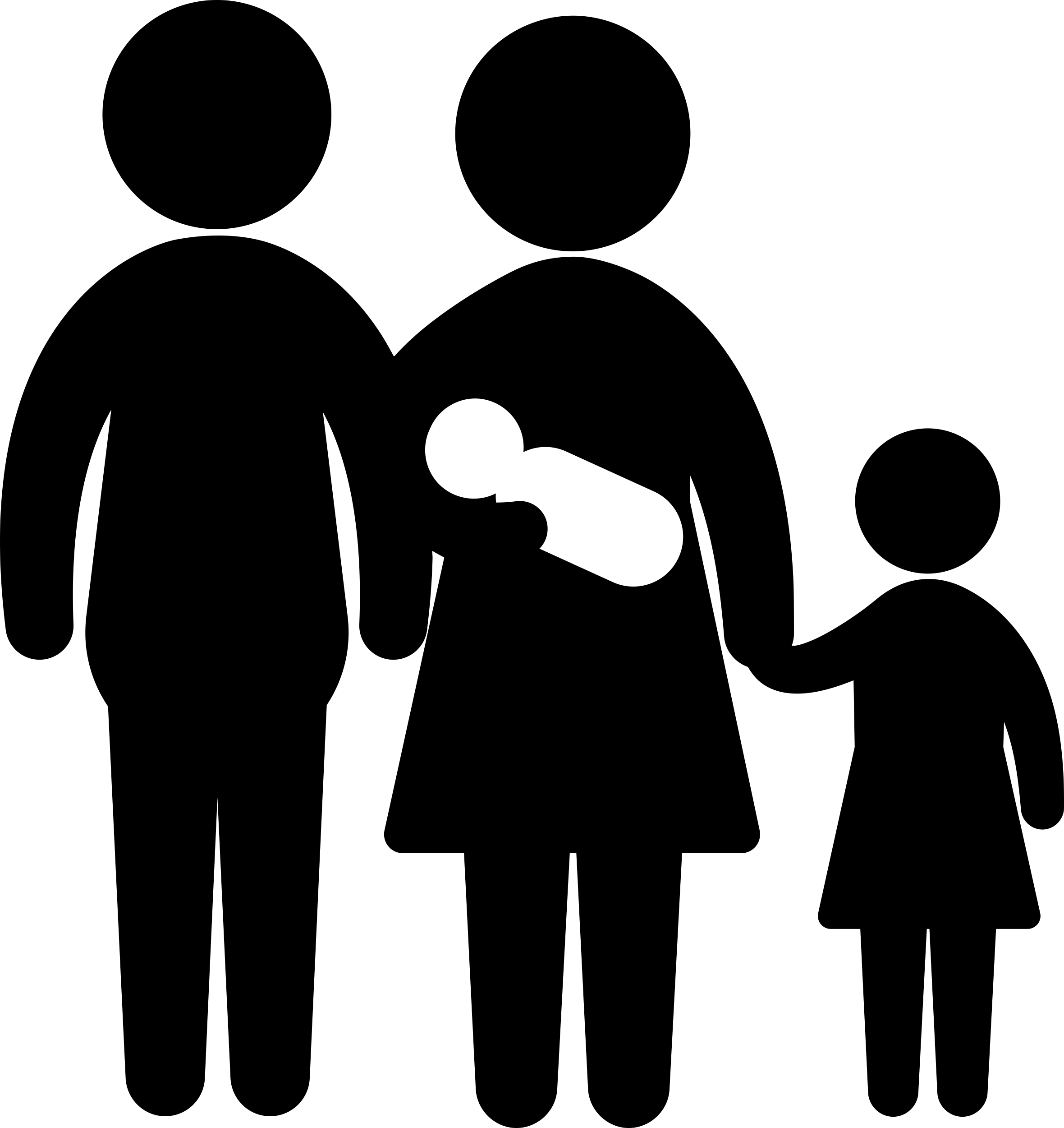 Family Group Of Four Vinyl Svg File Free Vectors